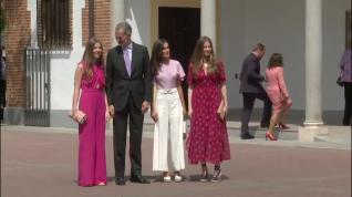 La infanta Sofía recibe la confirmación con Felipe VI como padrino