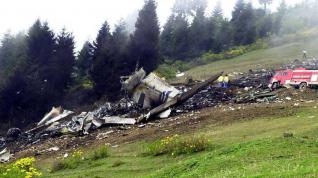 avión  accidenteEl Yakolev 42 trasladaba tropas españolas cuando se estrelló.