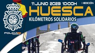 Cartel de la I Carrera Solidaria 'Ruta 091', a beneficio de Araela.