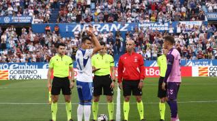 Foto del partido Real Zaragoza-Tenerife en La Romareda, despedida de Alberto Zapater