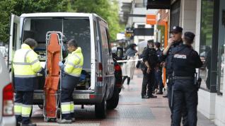 El crimen se produjo en un apartahotel de Vitoria