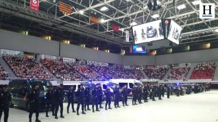 Exhibición de medios de la Policía Nacional ante 4.000 alumnos de Zaragoza