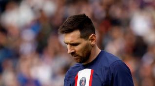 Leo Messi, el 30 de abril en París.
