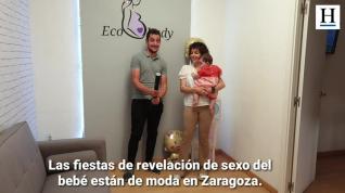 Así se celebran las fiestas de revelación del sexo del bebé en Zaragoza