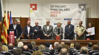 Los Premios Empresa Pyme Huesca 2023 se han entregado este lunes.