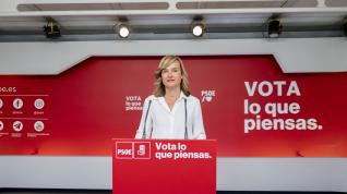 La portavoz del PSOE y ministra de Educación y Formación Profesional, Pilar Alegría, encabeza la lista al Congreso por Zaragoza