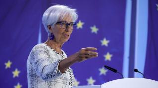 La presidenta del Banco Central Europeo, Christine Lagarde, anunció la nueva subida de los tipos de interés.