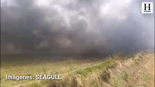 Vídeo: incendio en Sangarrén