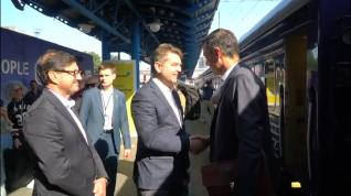 Pedro Sánchez llega a Kiev con motivo del inicio de la Presidencia española del Consejo de la UE