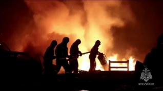 Explosión en un gasolinera en Rusia deja 35 muertos