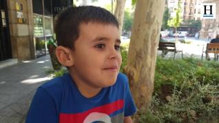 Javier tiene 7 años y fue trasplantado de médula ósea cuando era un bebé