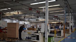 Instalaciones de la fábrica de HMY Yudigar en Cariñena (Zaragoza).