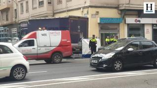 Muere una mujer atropellada por un camión en la avenida de Goya en Zaragoza