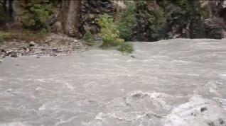 Las últimas lluvias multiplican el caudal de ríos y cascadas del Pirineo