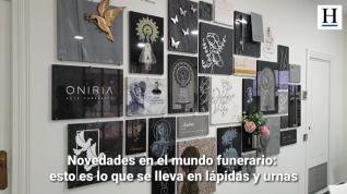 Vídeo de las últimas tendencias en lápidas y urnas funerarias