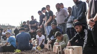 Entierro de seis jóvenes fallecidos en Cisjordania
