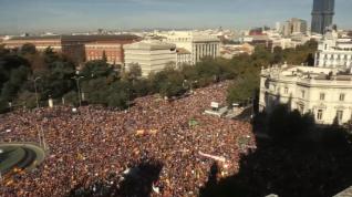 Decenas de miles de personas se manifiestan en Madrid contra la amnistía