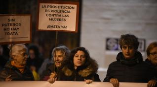 Concentración de la FABZ en Zaragoza contra la violencia machista, este sábado, 25 de noviembre.