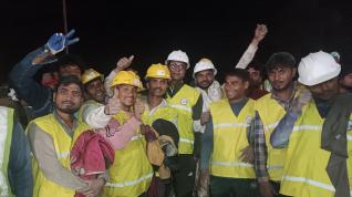 Obreros rescatados en India