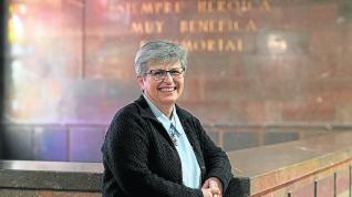 Susana Ausina, en el Ayuntamiento de Zaragoza.