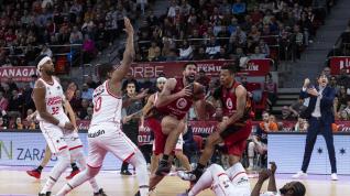 Partido Casademont Zaragoza-Valencia Basket: 500 partidos en la Liga Endesa