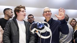 Release of Apple Vision Pro headset in New York