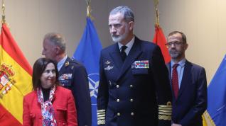 Felipe VI visita el corazón militar de la OTAN