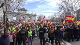 Tensión en la Puerta de Alcalá