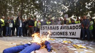 Así ha sido la protesta de los agricultores en Zaragoza