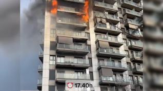 Cronología del incendio en Valencia: el edificio quedó calcinado en una hora