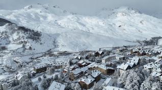 Así ha sido la nevada de este sábado en la estación de esquí de Formigal