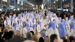 Imagen de la procesión del Santo Entierro del Viernes Santo del año pasado.