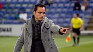 Sergi Barjuan, entrenador del Mallorca.