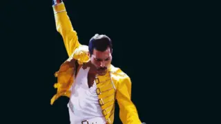 Freddie Mercury, en un concierto