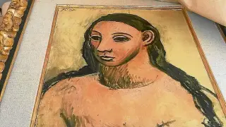'Cabeza de mujer joven', la obra de Picasso requisada.
