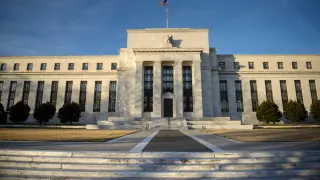 El edificio de la Reserva Federal.