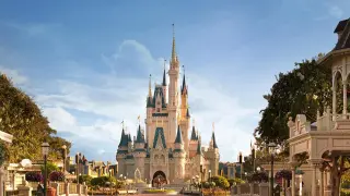 El castillo de DisneyWorld, en Orlando (Florida)