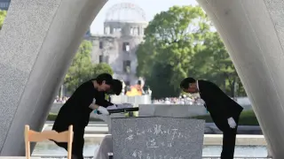 72 años del lanzamiento de la bomba nuclear en Hiroshima