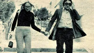 Amor. Nino y María Amparo llevaban tres días casados cuando visitaron Gallur. Darío Ledesma/web Nino Bravo