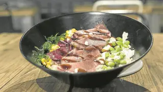 El poke de atún de almadraba de Barbate del restaurante Umami.