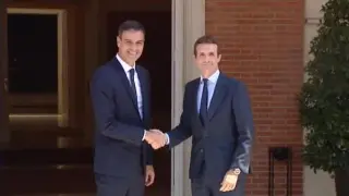 Pedro Sánchez y Pablo Casado.