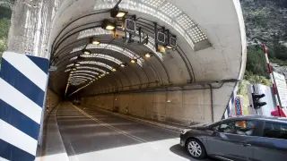 Entrada al túnel de Bielsa por el lado español