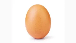 La estrella de Instagram: el señor huevo.