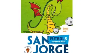 Imagen del cartel de Trofeo San Jorge organizado por el Real Zaragoza