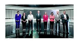 Los candidatos al Ayuntamiento de Zaragoza, el lunes en Aragón Televisión.