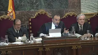 Imagen tomada de la señal institucional de Tribunal Supremo del presidente del tribunal Manuel Marchena