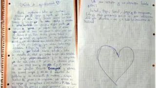 El menor de 15 años escribió una carta para agradecer su labor a la Policía Nacional.
