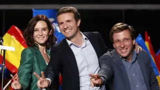 Los candidatos populares en Madrid celebran su triunfo