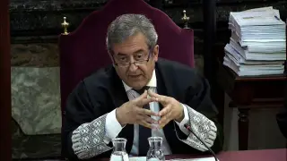 El fiscal Zaragoza, este martes en el juicio del 'procés'