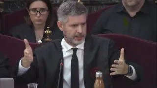 El abogado Andreu Van den Eynde, que defiende a Oriol Junqueras y a Raül Romeva.